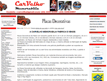 Tablet Screenshot of carvelho.com.br